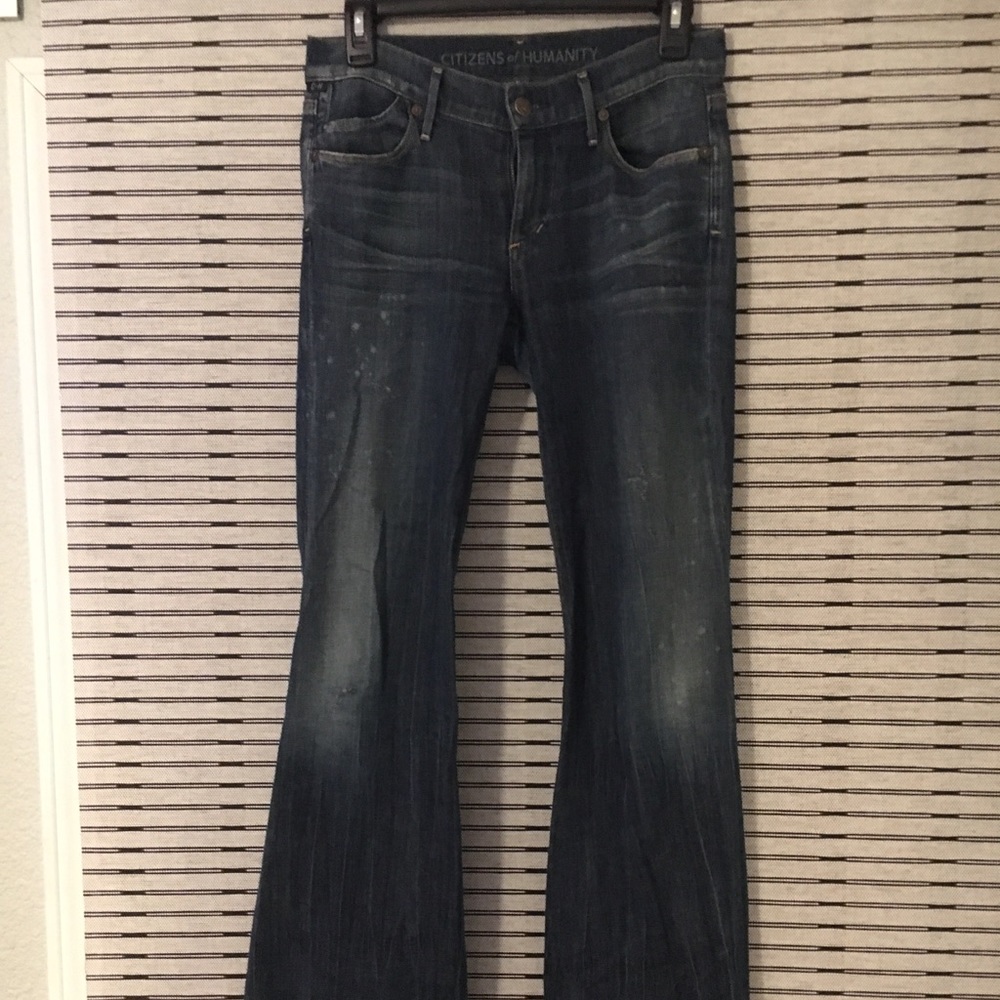 Citizens of Humanity Distressed Flare Jeans